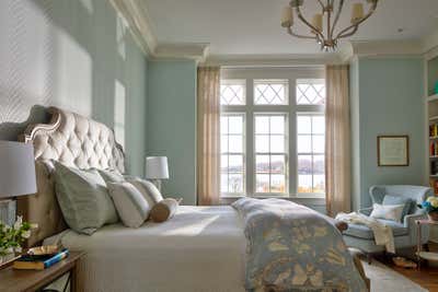  Traditional Family Home Bedroom. Shingle Style Elegance by Purple Cherry Architects.