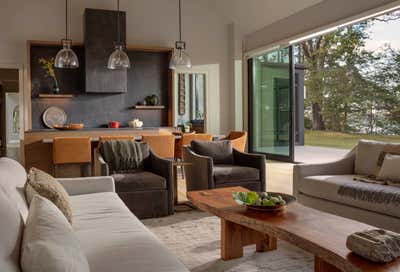  Contemporary Family Home Open Plan. Sahlin Farms Modern by Purple Cherry Architects.