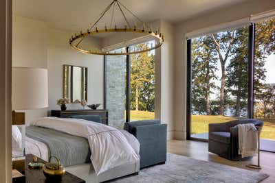 Contemporary Bedroom. Sahlin Farms Modern by Purple Cherry Architects.