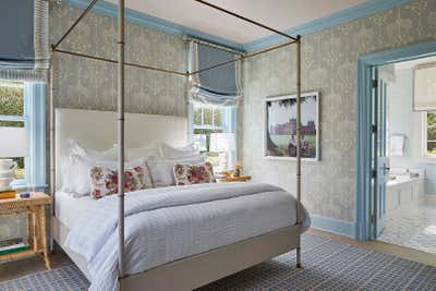  English Country Beach Style Vacation Home Bedroom. Southampton by Phillip Thomas Inc..