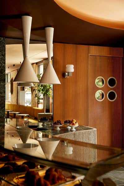  Restaurant Dining Room. Sant Ambroeus Cafe, Aspen by Giampiero Tagliaferri.