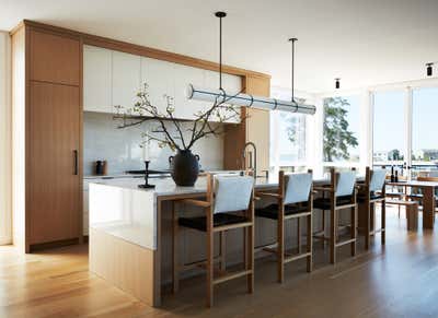  Beach Style Beach House Kitchen. Chic Minimalism  by Tami Wassong Interiors.