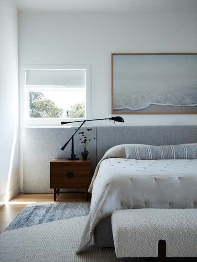  Beach Style Beach House Bedroom. Chic Minimalism  by Tami Wassong Interiors.