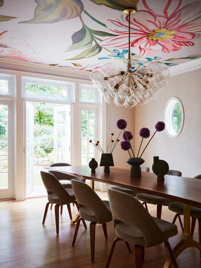  Eclectic Dining Room. Sweeping Success by Tami Wassong Interiors.