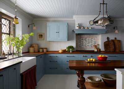  Traditional Country House Kitchen. The Jacobean Manor House by Nicola Harding and Co.