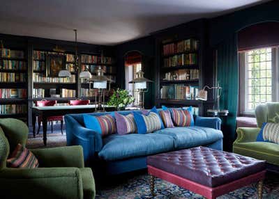  English Country Living Room. The Jacobean Manor House by Nicola Harding and Co.
