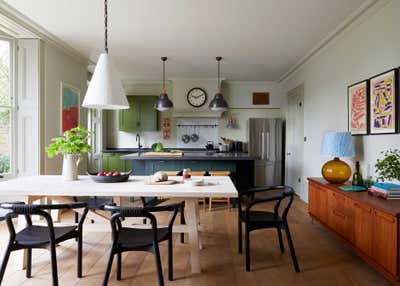  English Country Family Home Kitchen. The Riverside House by Nicola Harding and Co.