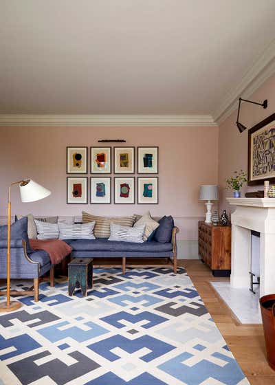  Farmhouse Arts and Crafts Family Home Living Room. The Riverside House by Nicola Harding and Co.
