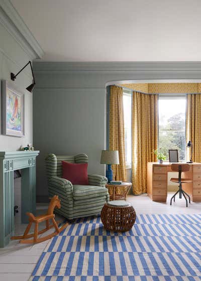  English Country Craftsman Family Home Children's Room. The Riverside House by Nicola Harding and Co.