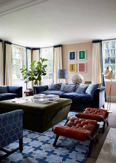  English Country Country House Living Room. Country House by Nicola Harding and Co.