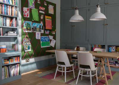  Traditional Craftsman Family Home Children's Room. Notting Hill Townhouse by Nicola Harding and Co.