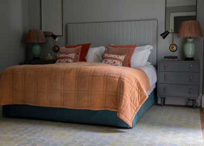  Craftsman Family Home Bedroom. Notting Hill Townhouse by Nicola Harding and Co.