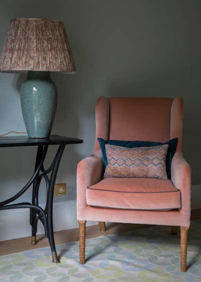  Country Family Home Bedroom. Notting Hill Townhouse by Nicola Harding and Co.