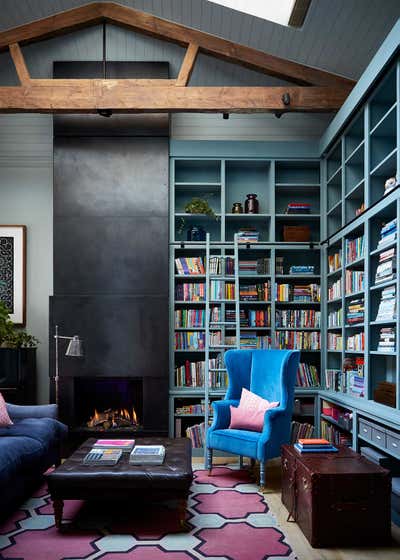  Eclectic Family Home Living Room. Notting Hill Townhouse by Nicola Harding and Co.