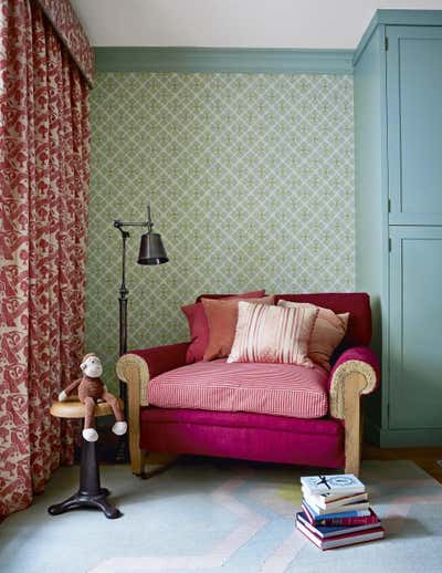  Craftsman English Country Family Home Children's Room. Notting Hill Townhouse by Nicola Harding and Co.