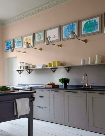 Arts and Crafts Family Home Kitchen. Somerset House by Nicola Harding and Co.