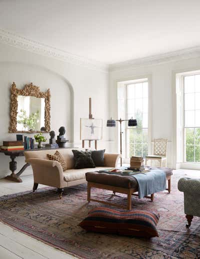  Craftsman English Country Family Home Living Room. Somerset House by Nicola Harding and Co.