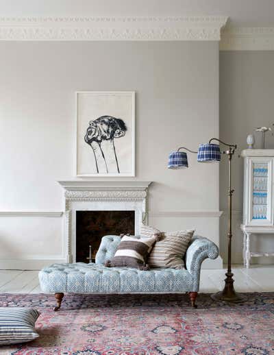  English Country Country Family Home Living Room. Somerset House by Nicola Harding and Co.