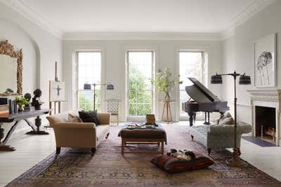  English Country Country Family Home Living Room. Somerset House by Nicola Harding and Co.