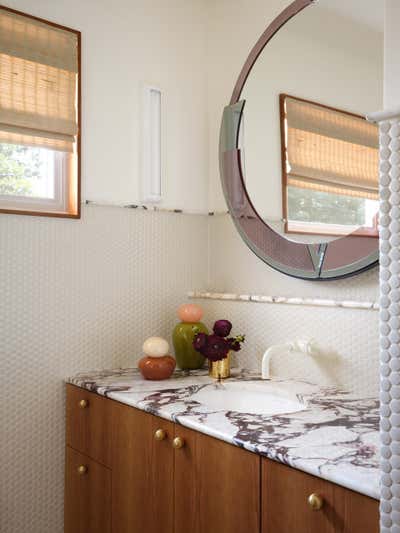 Eclectic Family Home Bathroom. Brownlee Residence  by Love County Interiors and Design.