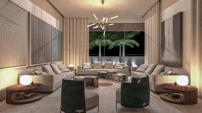  Contemporary Family Home Living Room. Abu Dhabi I by Connate Design.