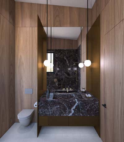  Contemporary Family Home Bathroom. Loomis by Connate Design.