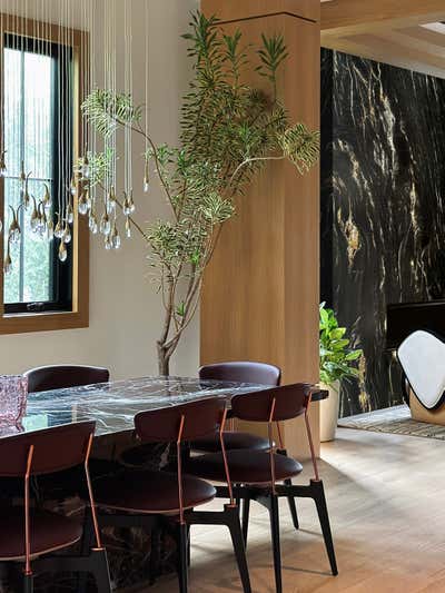 Contemporary Family Home Dining Room. West Hollywood by Connate Design.