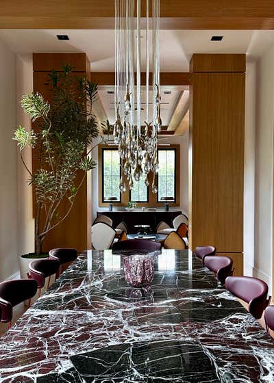 Contemporary Dining Room. West Hollywood by Connate Design.