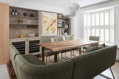  Scandinavian Modern Dining Room. London Family Home by Alexandria Dauley.