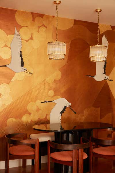  Art Deco Hollywood Regency Dining Room. Elysees by Geraldine Bonnefoux.
