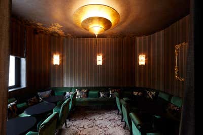  Art Deco French Dining Room. Cafe de l'Esplanade by Geraldine Bonnefoux.
