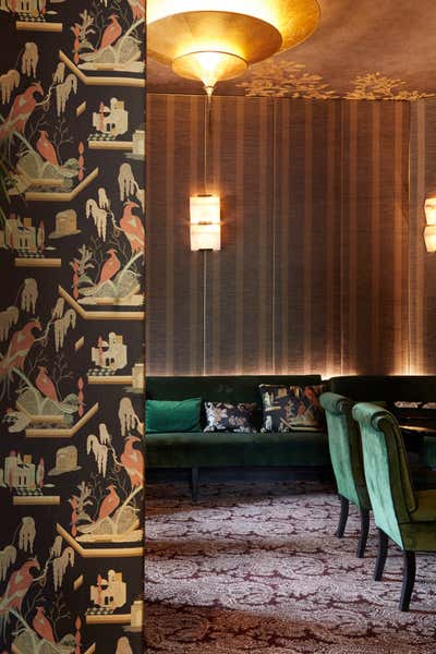  French Restaurant Dining Room. Cafe de l'Esplanade by Geraldine Bonnefoux.