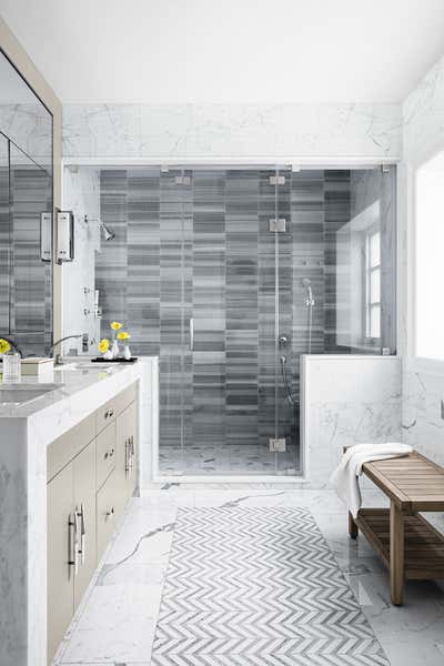 Organic Family Home Bathroom. A 1930s Brooklyn Residence  by Ovadia Design Group.
