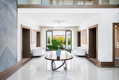  Modern Beach House Entry and Hall. Deal Beach House | A Generational Haven  by Ovadia Design Group.