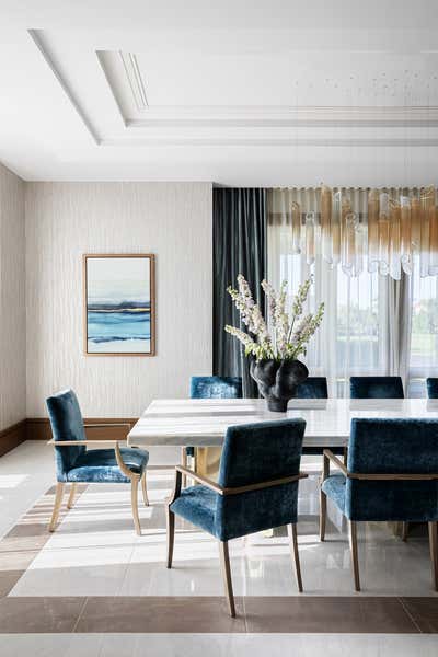  Coastal Beach House Dining Room. Deal Beach House | A Generational Haven  by Ovadia Design Group.