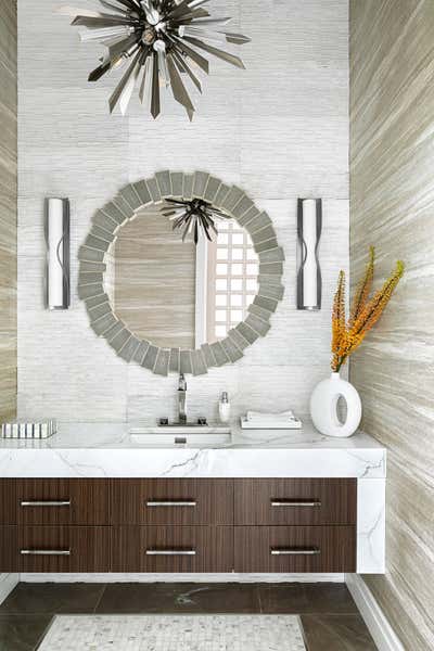  Contemporary Bathroom. Deal Beach House | A Generational Haven  by Ovadia Design Group.
