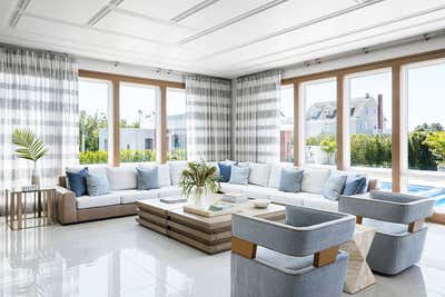  Organic Living Room. Deal Beach House | A Generational Haven  by Ovadia Design Group.