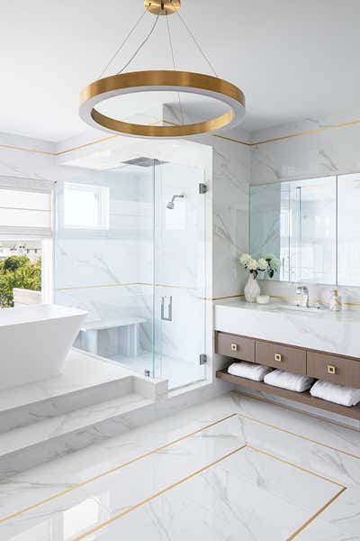  Contemporary Beach House Bathroom. Deal Beach House | A Generational Haven  by Ovadia Design Group.