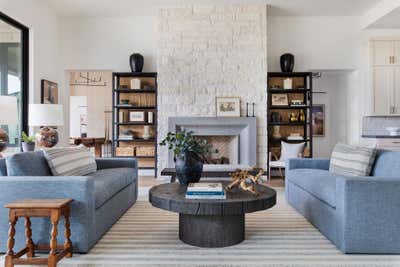  Modern Farmhouse Vacation Home Living Room. Driftwood Ranch by The Pankonien Group.