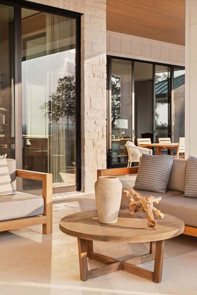  Western Modern Vacation Home Patio and Deck. Driftwood Ranch by The Pankonien Group.