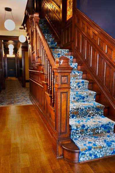  Transitional Eclectic Hotel Entry and Hall. Hudson Whaler Hotel by Harry Heissmann Inc..