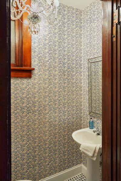  Bohemian Eclectic Hotel Bathroom. Hudson Whaler Hotel by Harry Heissmann Inc..