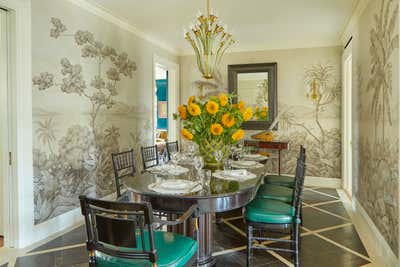 Traditional Apartment Dining Room. Upper East Side Apartment by Harry Heissmann Inc..