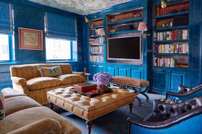  Eclectic Office and Study. Upper East Side Apartment by Harry Heissmann Inc..