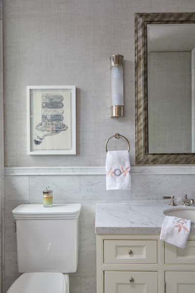 Traditional Eclectic Apartment Bathroom. Upper East Side Apartment by Harry Heissmann Inc..