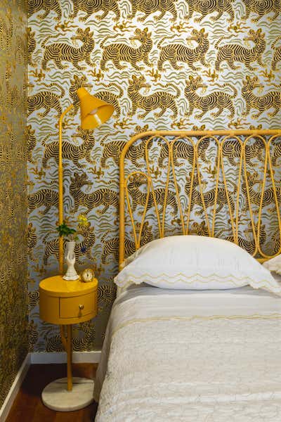  Eclectic Bedroom. London Terrace Pied-a-Terre by Harry Heissmann Inc..