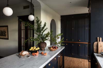  Traditional Family Home Kitchen. Non-Flipped Rowhouse by Nicholas Potts Studio.