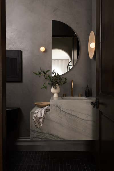  Contemporary Eclectic Bathroom. Chelsea by Aker Interiors.