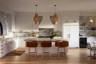  Contemporary Eclectic Family Home Kitchen. Chelsea by Aker Interiors.