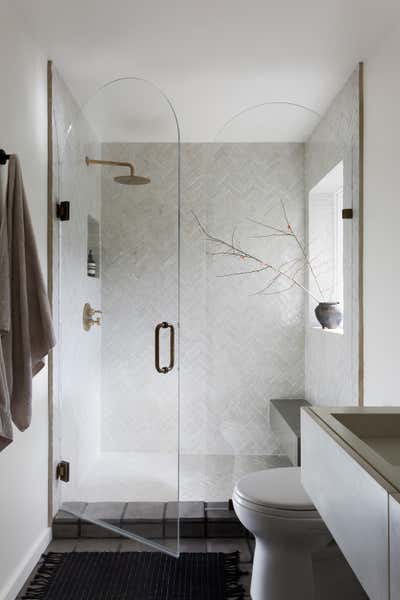  Organic Minimalist Family Home Bathroom. Marco by Aker Interiors.